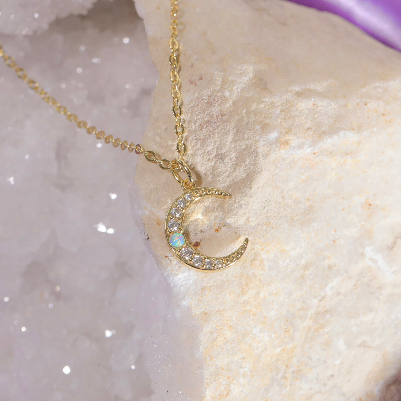 Opal Luna Choker