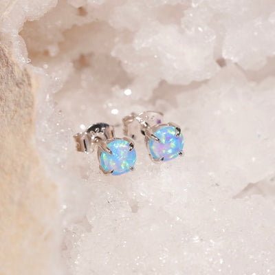 Wildfire Opal Studs