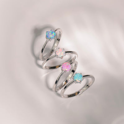 Wildfire Opal Ring