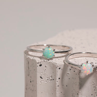 Wildfire Opal Ring