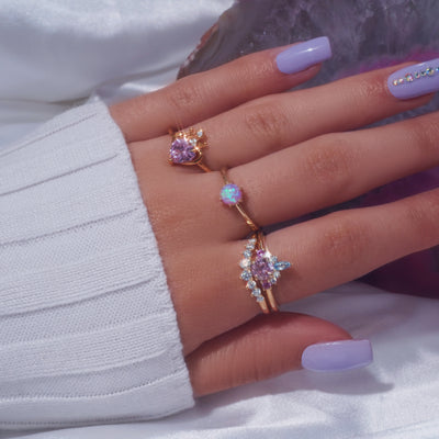 Wildfire Opal Ring