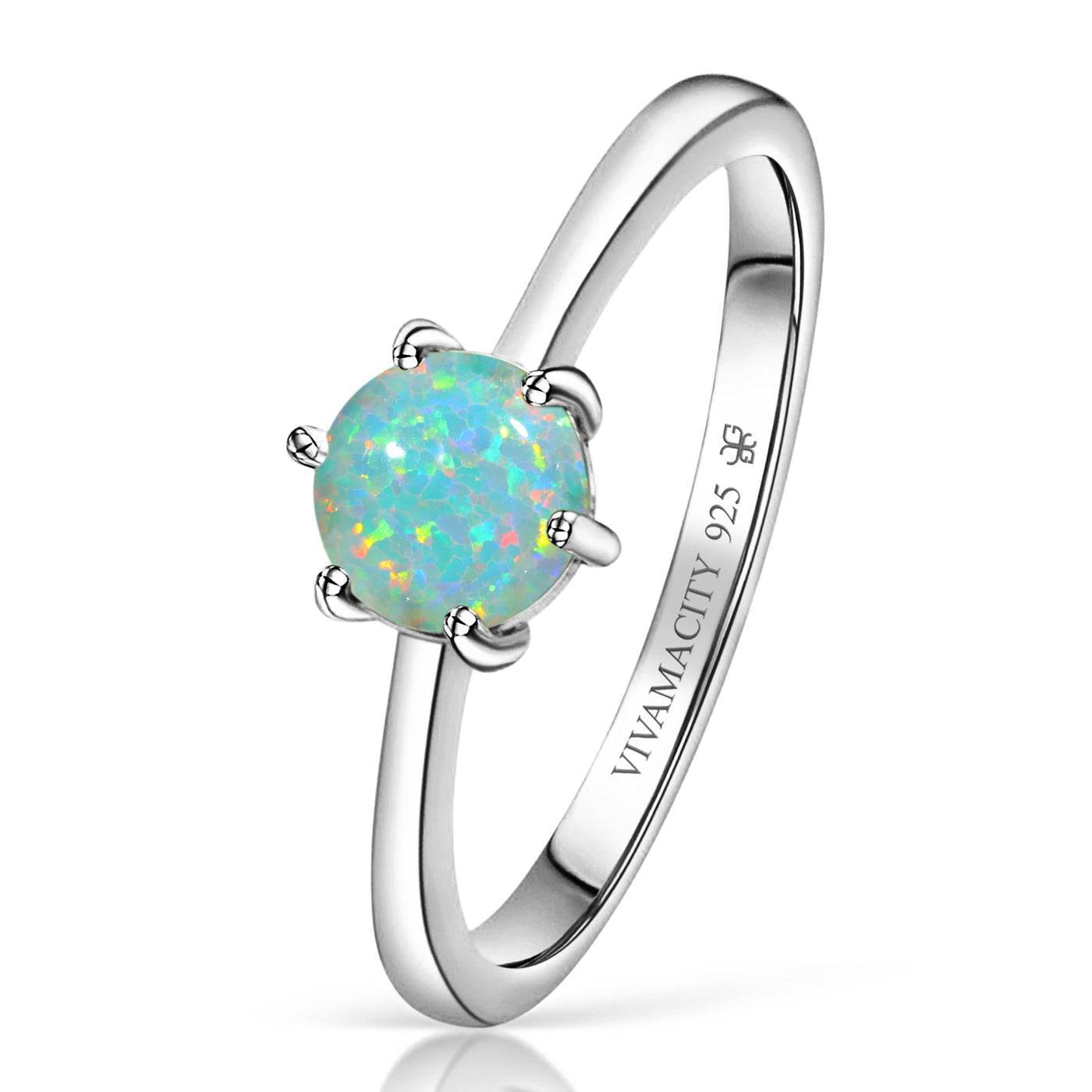 Wildfire Opal Ring