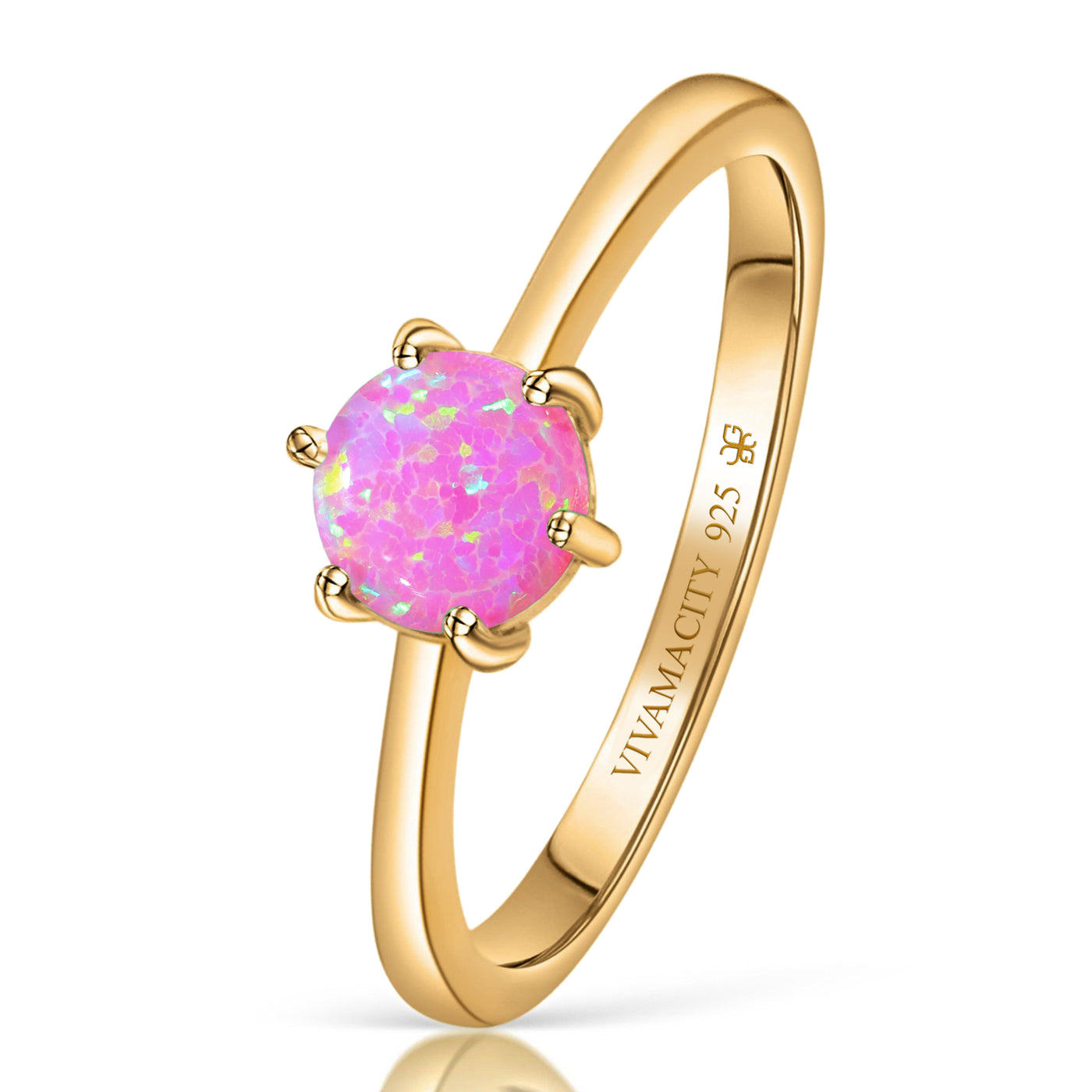 Wildfire Opal Ring