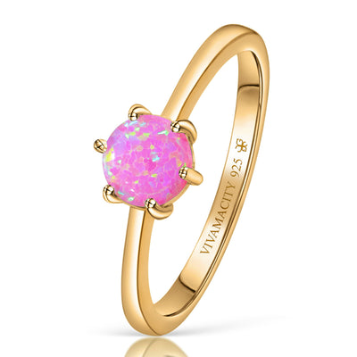 Wildfire Opal Ring