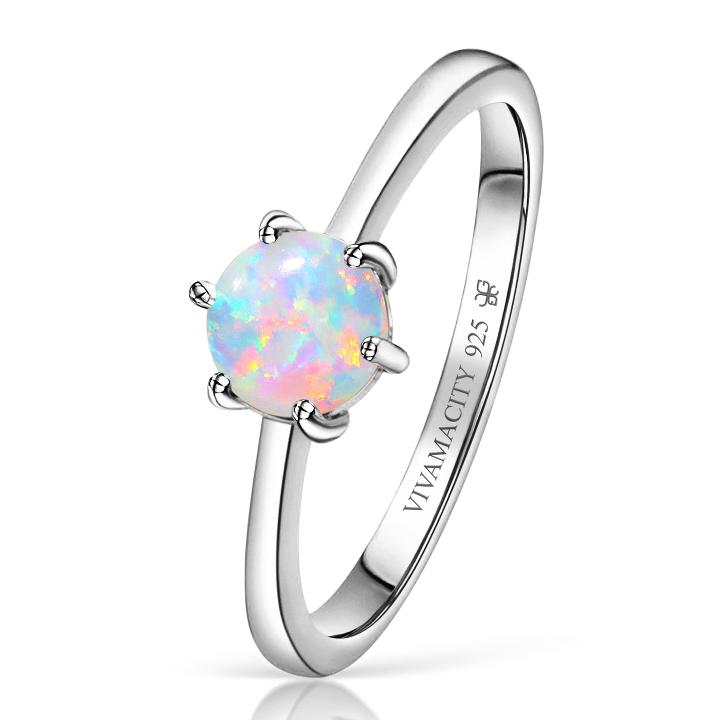 Wildfire Opal Ring