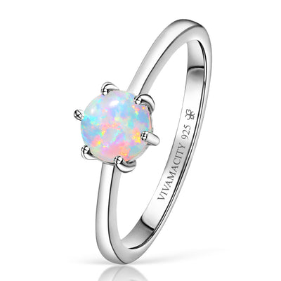 Wildfire Opal Ring