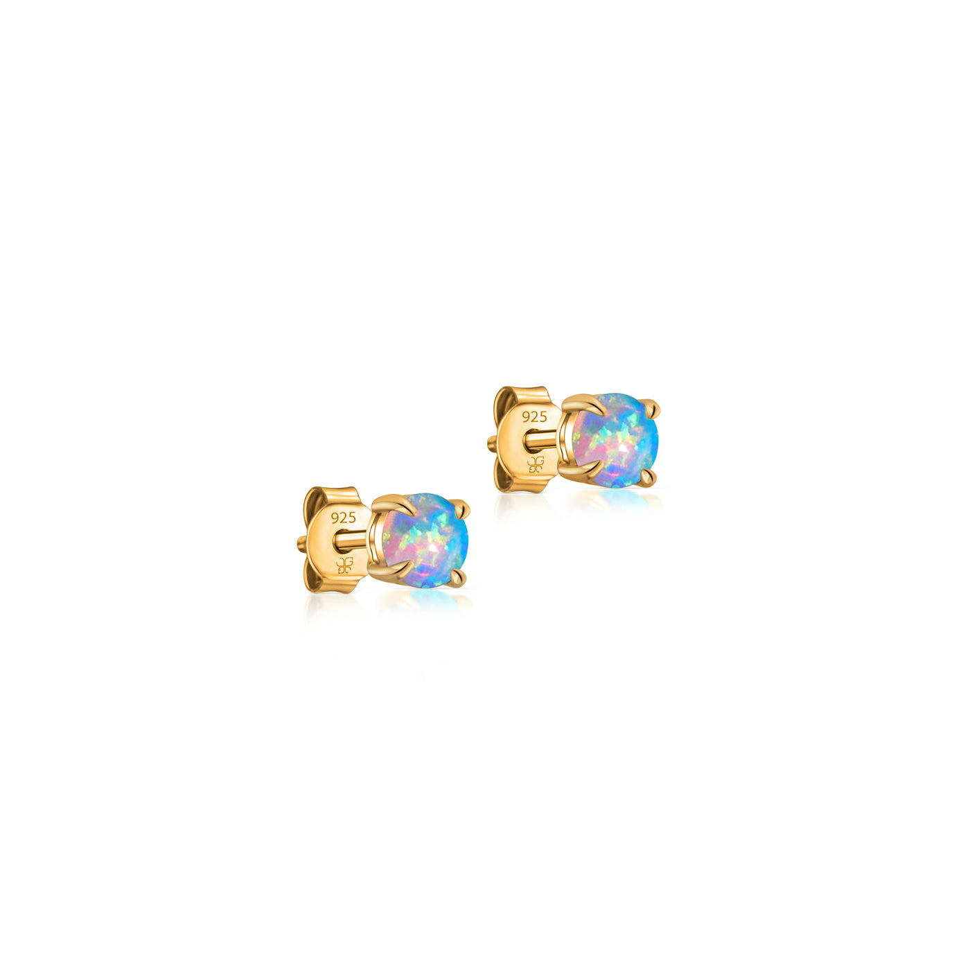 Wildfire Opal Studs