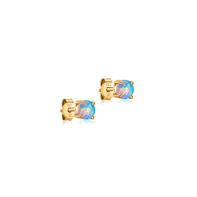 Wildfire Opal Studs