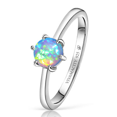 Wildfire Opal Ring