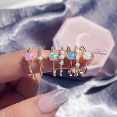 Wildfire Opal Ring