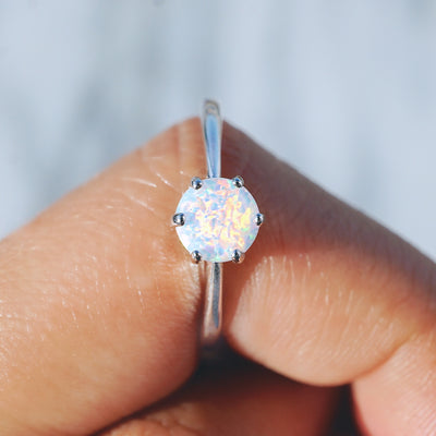 Wildfire Opal Ring