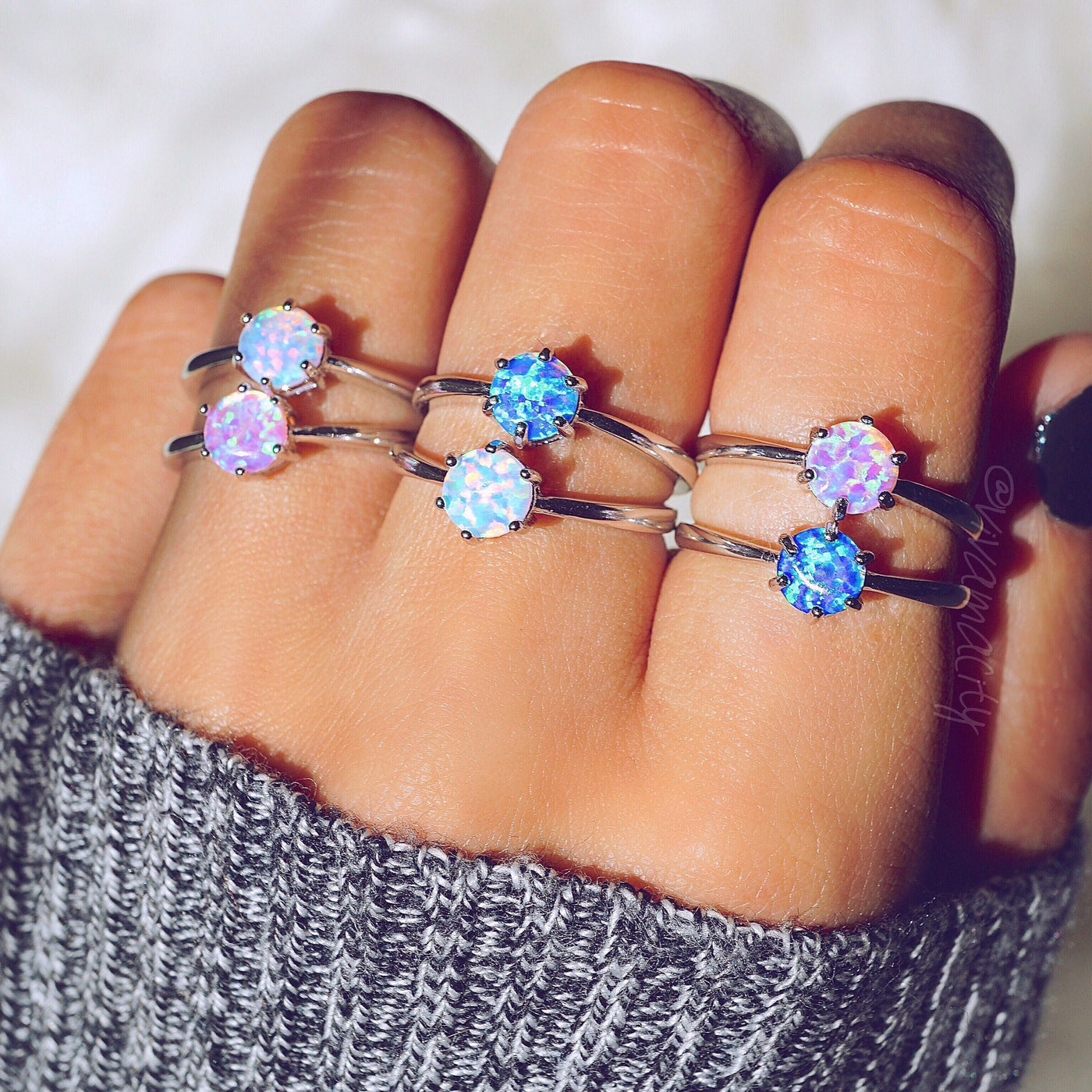 Wildfire Opal Ring