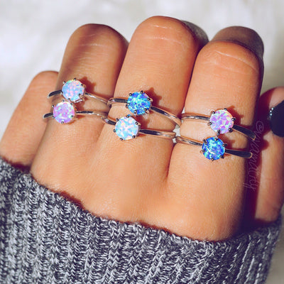 Wildfire Opal Ring