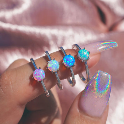 Wildfire Opal Ring
